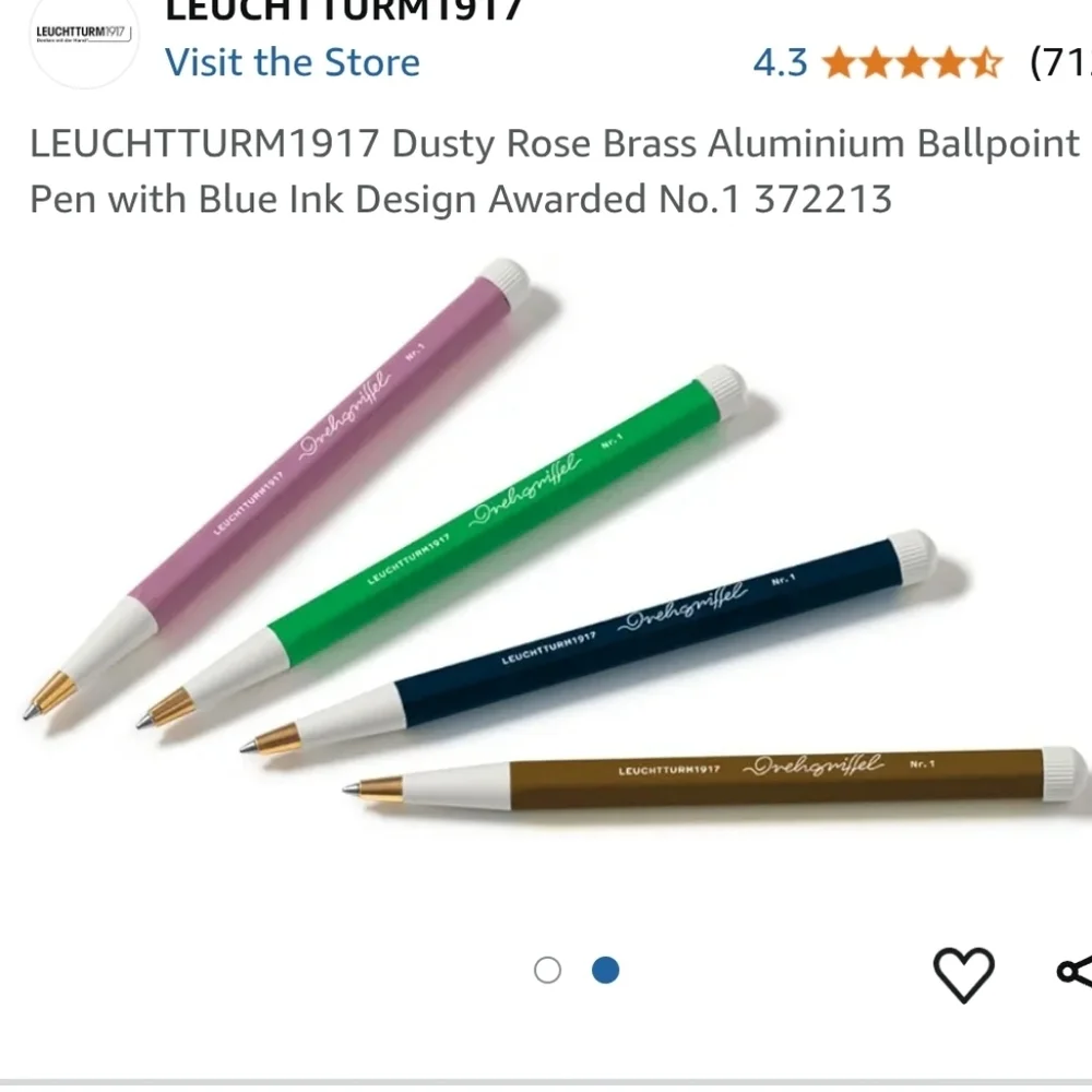 ❤️BUY 10 GET 5 FREE Drehgriffel Nr. 1, Dusty Rose - Gelpen with black ink